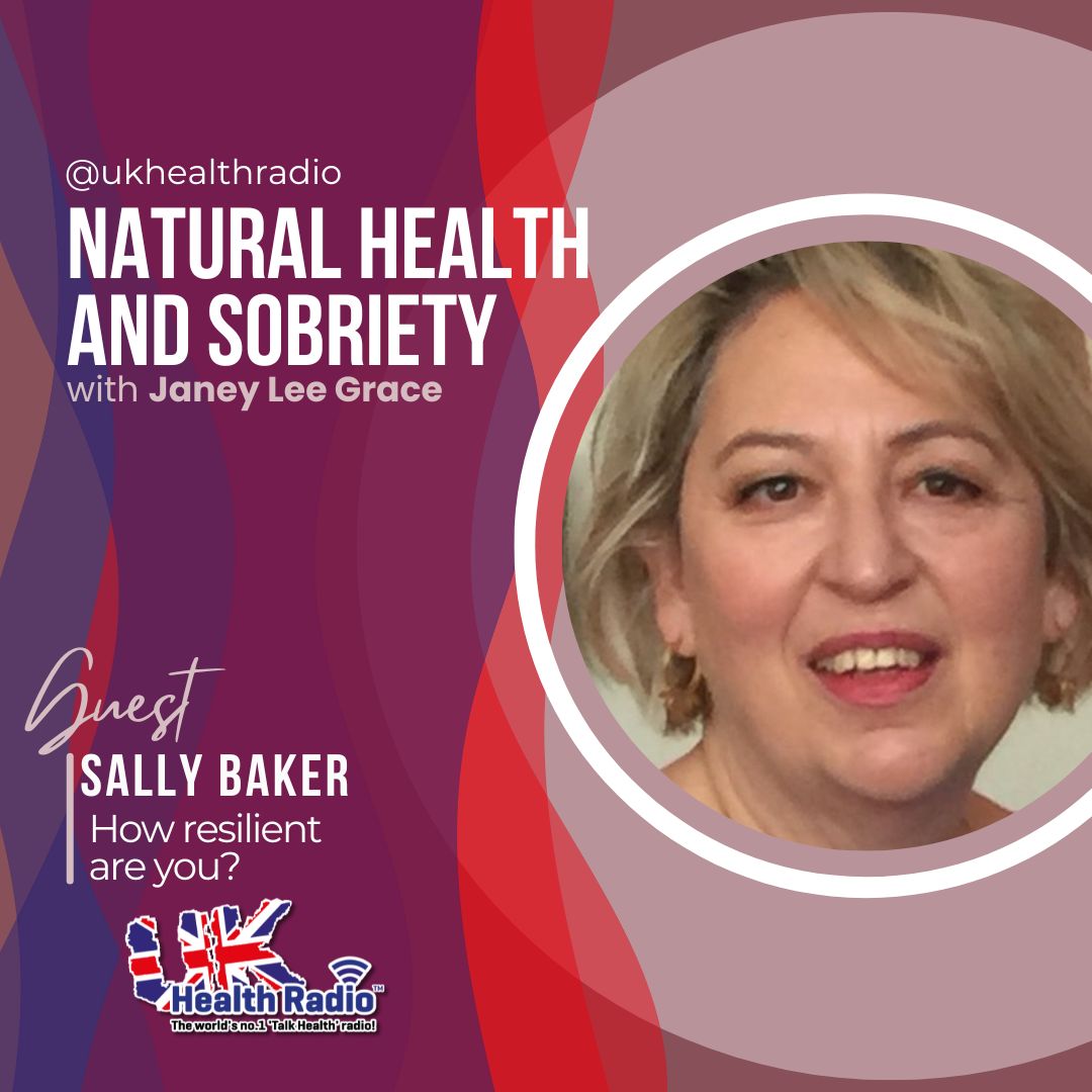 The 'Natural Health &amp; Sobriety' Show with <a href="/janeyleegrace/">Janey Lee Grace</a> on <a href="/ukhealthradio/">UK Health Radio™</a> - How resilient are you? Janey chats to <a href="/Sally_Therapist/">Sally Baker TV Therapist</a>, an award-winning, senior, licensed and accredited full-time therapist and author of The Getting of Resilience from the Inside Out.

👉🏼 🎧