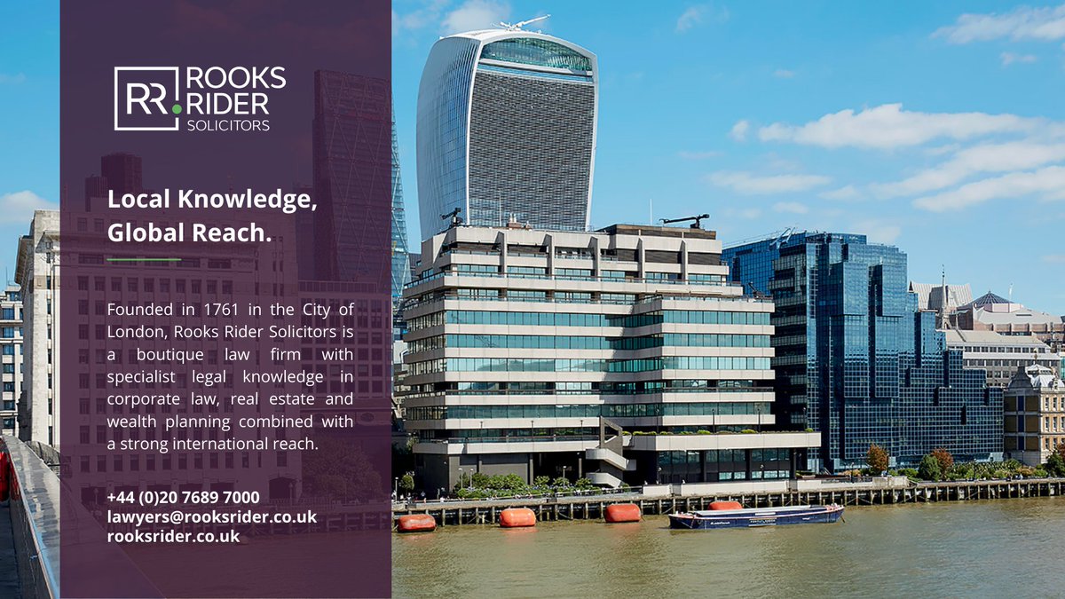RooksRider's tweet photo. We believe in building long-term partnerships with our Clients, supporting them through various life stages for their personal and business needs. 

https://t.co/ETllFUOjqS

#CorporateLaw #WealthPlanning #ImmigrationLaw #LeaseholdEnfranchisement #PropertyLitigation #RealEstate https://t.co/P34febdFAF
