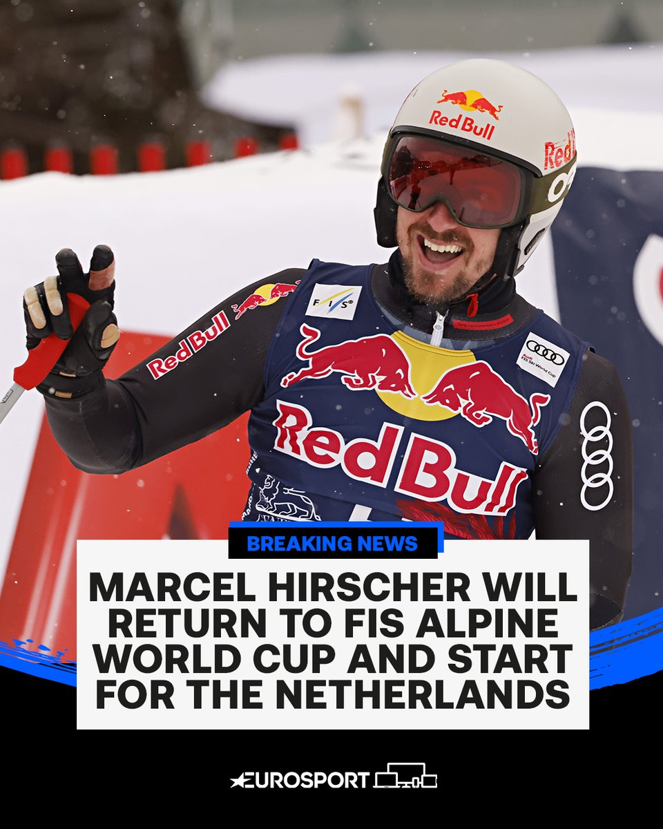 CONFIRMED: Marcel Hirscher will return to the FIS Alpine World Cup at the age of 35 for the Netherlands 💥⛷️ #fisalpine