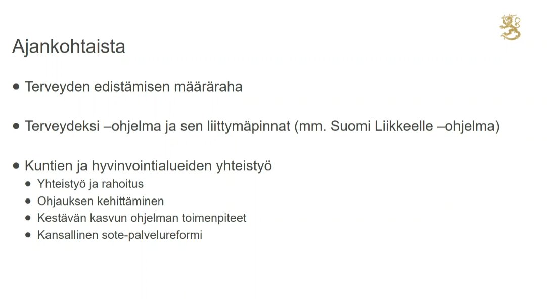 Onnistunut tiedolla johtaminen ja ihmisten tärkeyden tunnistaminen ovat Porin menestyksen salaisuus, nämä asiat edelleen ajankohtaisia koko maassa, @HeliHatonen @STM_Uutiset. #hyte #tervekunta @Porikaupunki @InnaLauri @TanjaTasala @THLorg thl.fi/aiheet/hyvinvo… #hyte