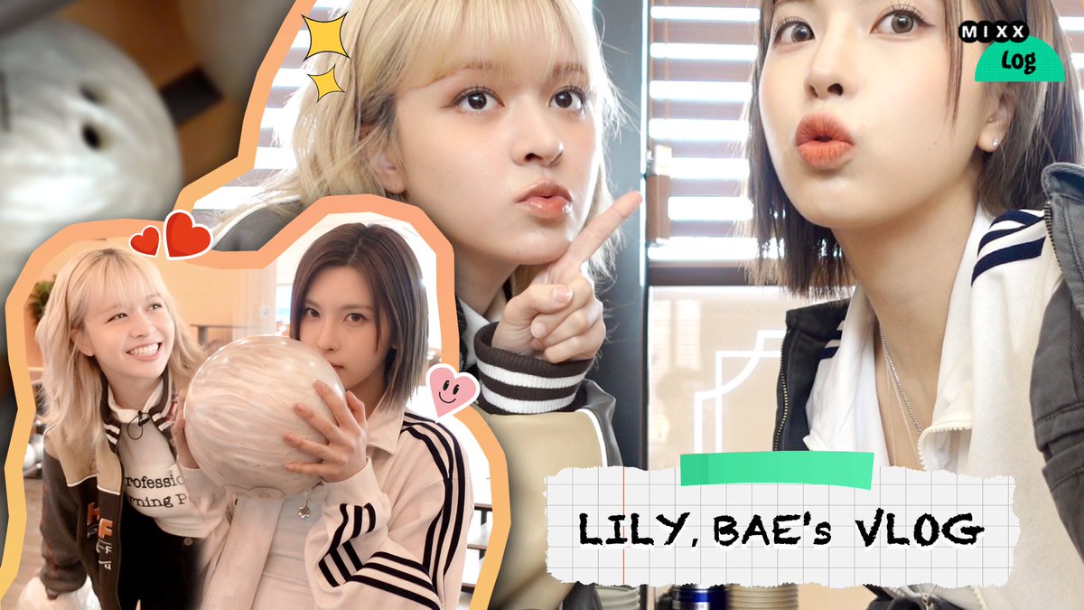 [🎥] 박찐솔의 찐한 데이트 브이로그🥰 | LILY&BAE Vlog | 점심, 볼링🎳, 찐솔상담소 | MIXX Log youtu.be/RQNkqoChWns #NMIXX #엔믹스 #릴리 #LILY #배이 #BAE