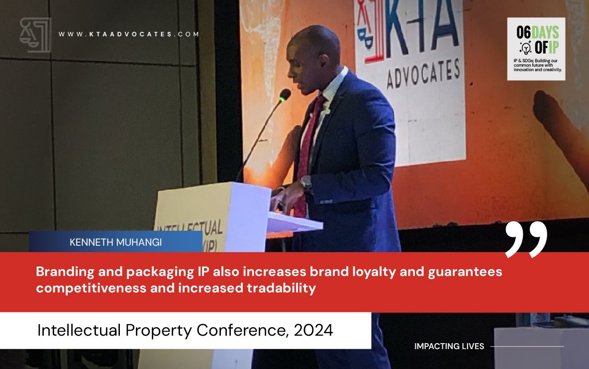 Trademarks and industrial design have the potential to change the status quo and increase tradability of Ugandan products. #IPconferenceug #WorldIPDay #KTAat15