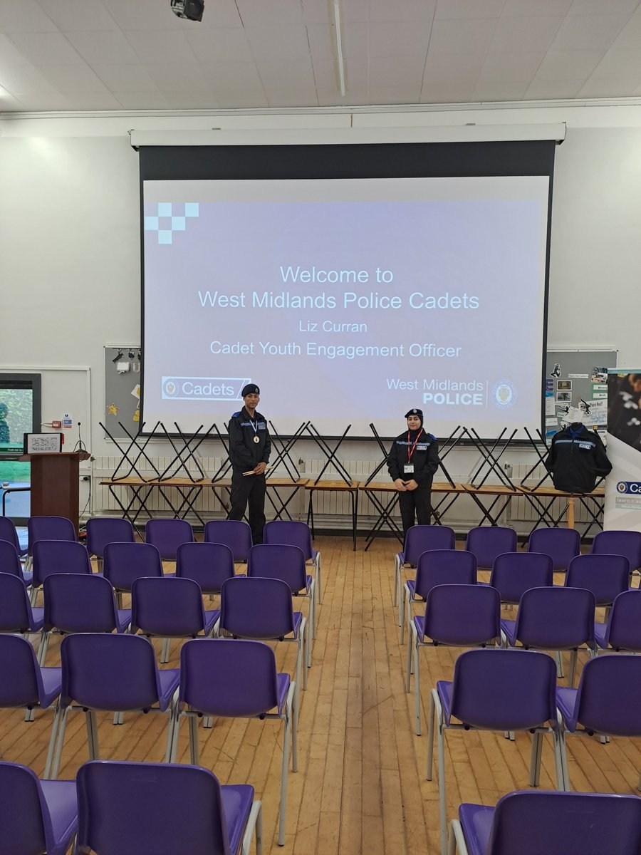 CadetsWMP's tweet photo. Ready and raring to go . #1DC Corps of Drums 🥁 @SwanshurstNews showcase. FREE PLACES available for you to join now. Email cadets@westmidlands.police.uk https://t.co/sjQQZl5T5S