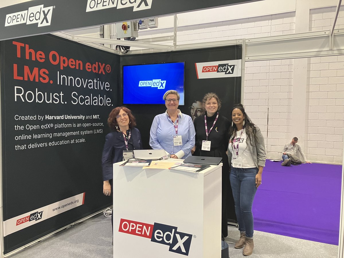 The Open edX Team at Europe's Leading Conference for Online Education: openedx.org/blog/the-open-… #OpenedX #edtech #elearning #learningtechnologies #conference