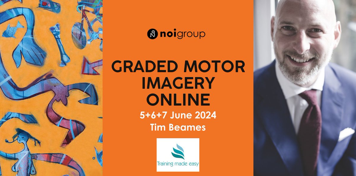 Join @timbeames & @noigroupuk for Graded Motor Imagery Starting June 5th Online! Sign up Now through trainingmadeeasy.org to secure your place today! #ahp #ahplead #cpd #cpdtraining #gradedmotorimagery