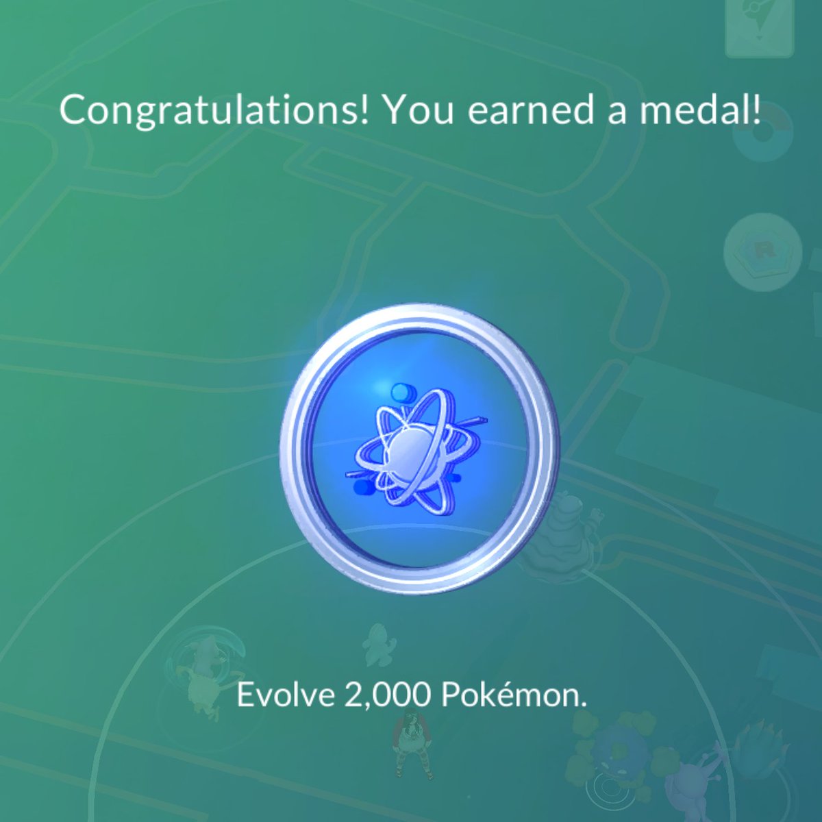 Yes! Another medal down, 2 more to go! Got a Blissey in a gym working on the 34th and that just leaves a couple of hundred Rocket Grunts 💪🏻#lvl49challenge #PokemonGO