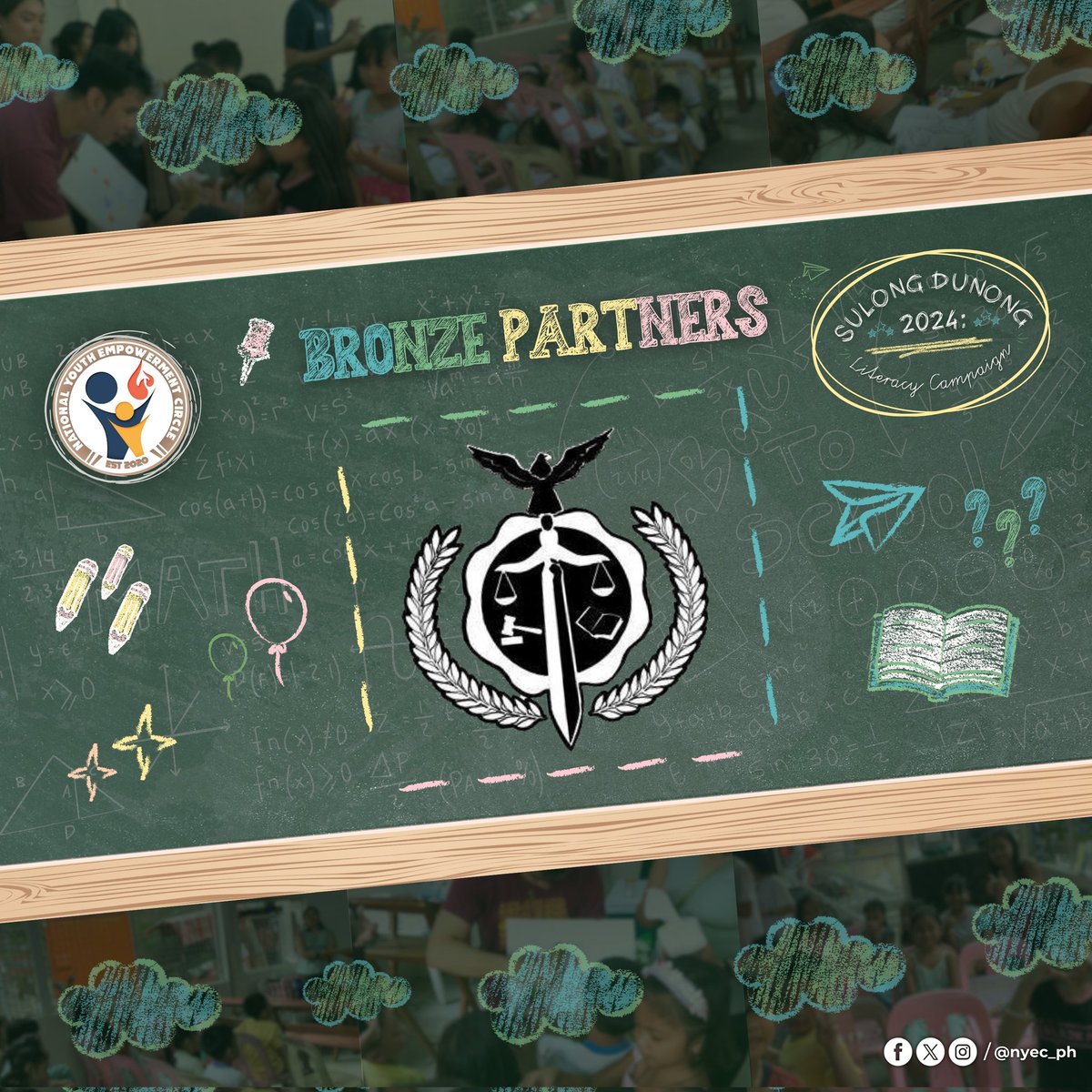 nyec_ph's tweet photo. EARIST -  Elite Students of Psychology Association

PUP League of Innovators in the Public Administration Discipline

#SulongDunong2024
#NYEC2024
#EnsureKidsFuture
#LiterateFuture

Caption by: Kim Bombales
Pubmat by: Ramil V. Deocariza https://t.co/uXb3uLBM9b