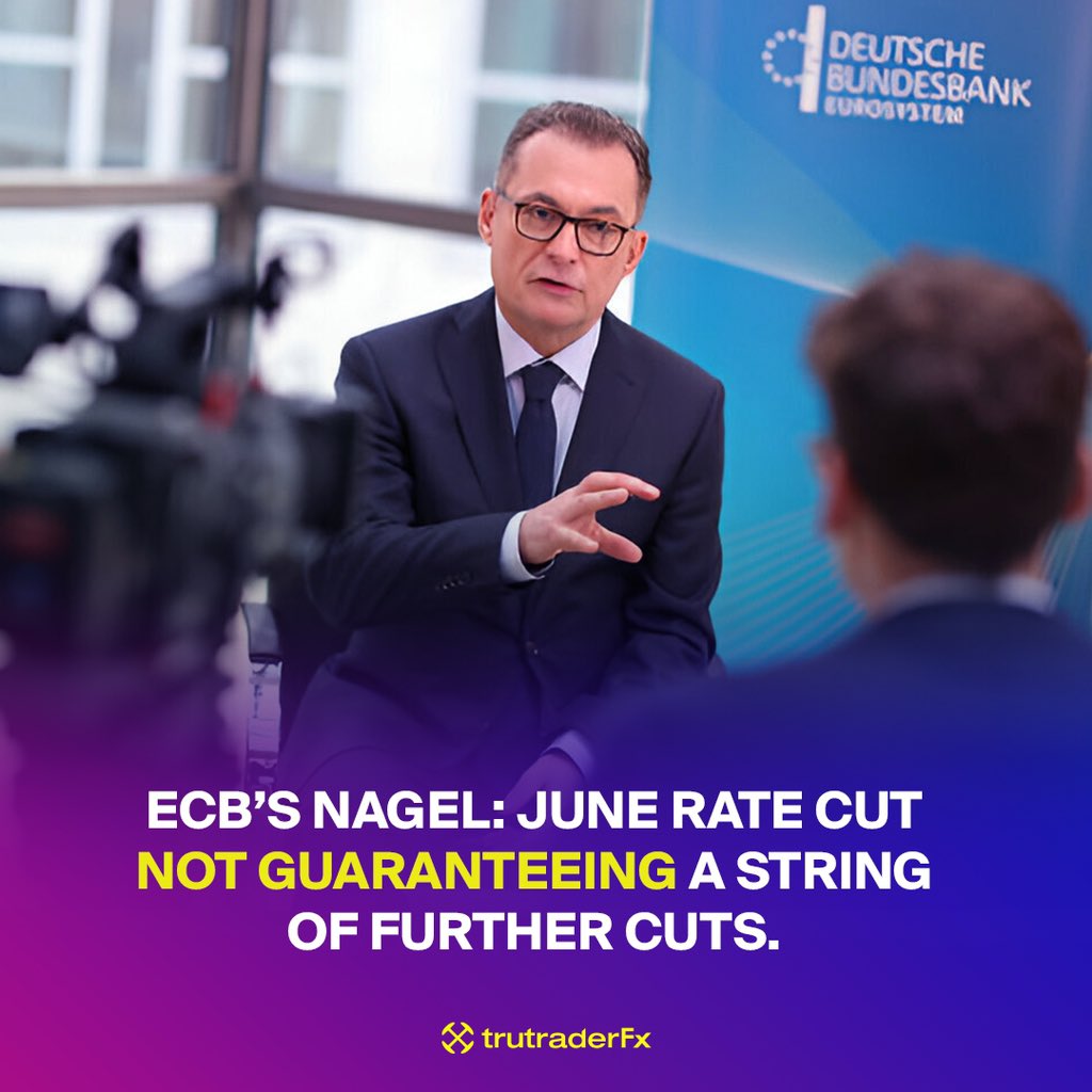 According to ECB’s Nagel, while a rate cut in June is on the table, it doesn’t automatically imply a series of subsequent cuts. This nuanced perspective suggests the ECB’s approach remains flexible amidst evolving economic conditions. #ECB #InterestRates #EconomicOutlook