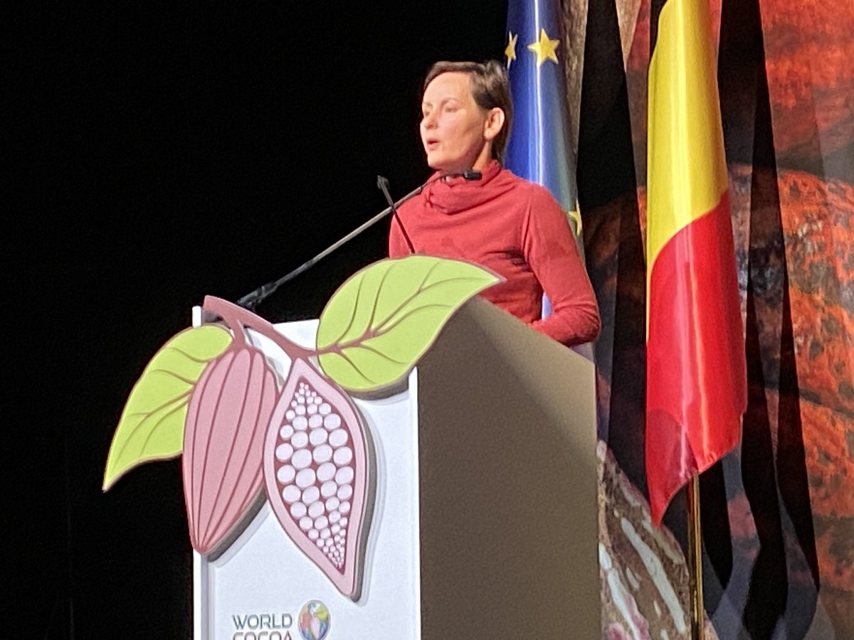 Lieve Verboven of the ILO says a ‘reality check’ is needed for industry, as sustainability efforts to tackle child and forced labour have been ‘fragmented and not sufficient’ @IntlCocoaOrg @WorldCocoaConf #brusselscocoa2024 #brussels #cocoa