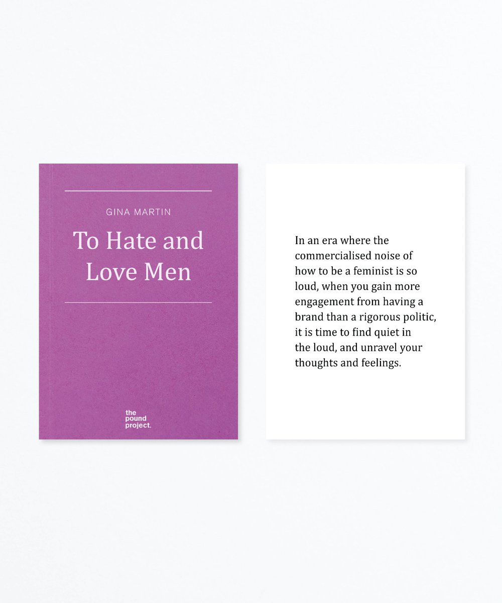 PUBLICATION DAY for To Hate and Love Men by <a href="/ginamartinuk/">Gina</a>.

Huge thanks to <a href="/bergstromstudio/">bergstromstudio</a>, <a href="/divingbellgroup/">Diving Bell</a>, and Gina Martin for all her powerful work.

"Feel everything and allow it to exist, even if there is no neat answer, because there’s real, human beauty in that."