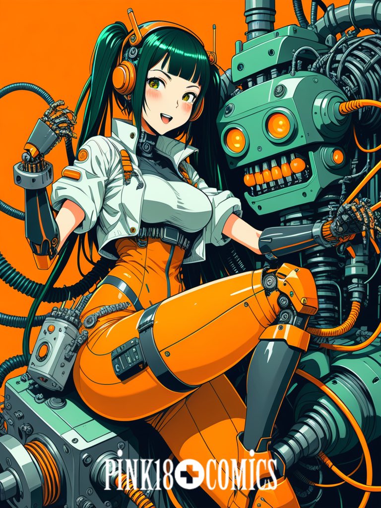 #aiart #aiartwork #aiillustration #sciﬁart #steampunk #retrofuture #manga #anime #illustration #cyberpunk 
#aimechagirl #aimechamusume

MeCHA+GiRL