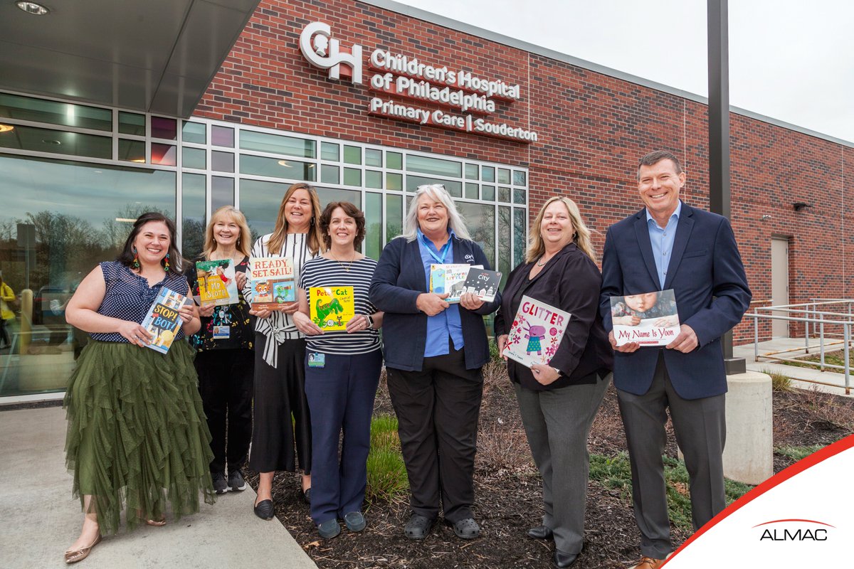 In celebration of World Book Day, we are pleased to announce our support of the Reach Out and Read programme at @ChildrensPhila. This funding will help distribute thousands of books to local families during well-child visits in Souderton. Read more: almacgroup.com/news/almac-gro…