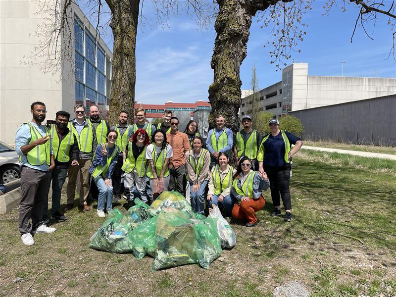 Kudos to our Skokie team who came together this week to celebrate Earth Day by doing a community clean up. #EarthDay