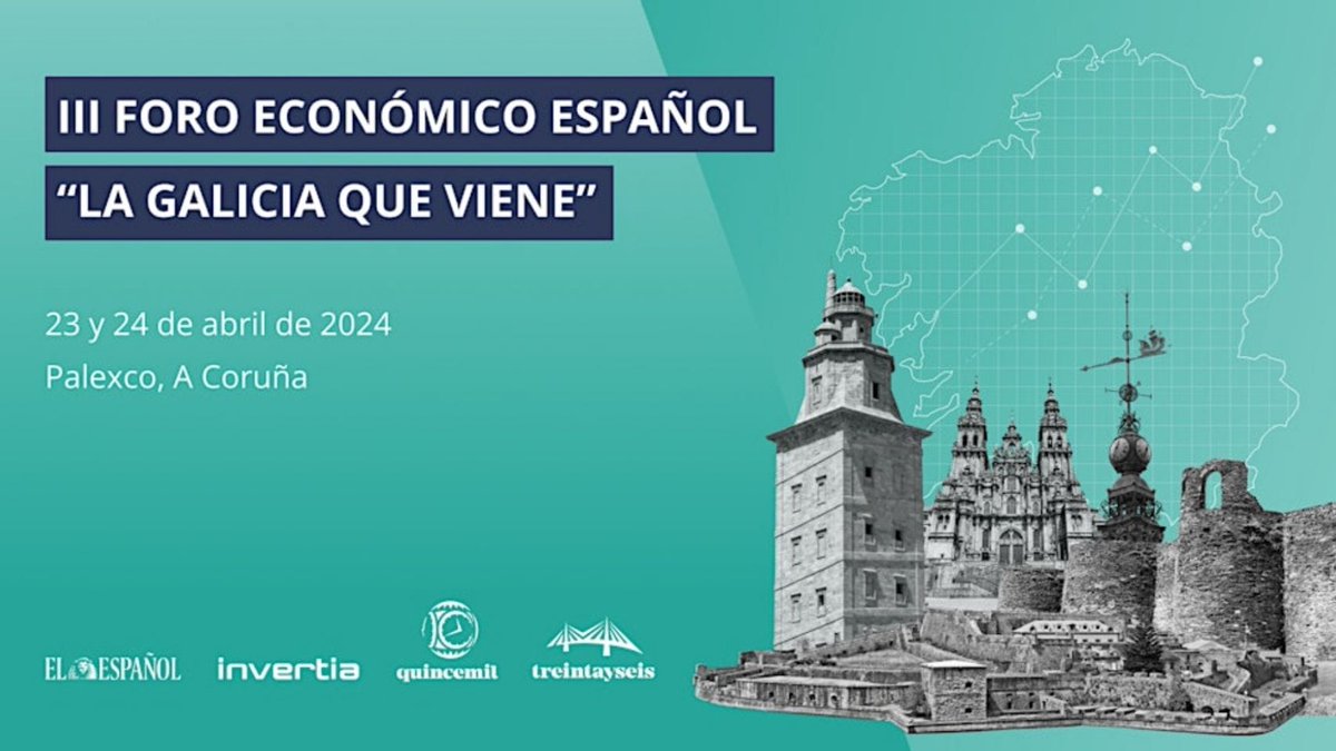 SomosABANCA's tweet photo. El III Foro Económico Español 'La Galicia que viene', de @quincemil15000, reúne hoy a más de 20 expertos para hablar de la #Agenda2030, la #IA y otros temas. Nuestra gerente de sostenibilidad, @mgcabeza, reflexionará sobre los desafíos para el cumplimiento de los #ODS a partir de las 10h 🔴👇 https://t.co/VTVAkOhPDH