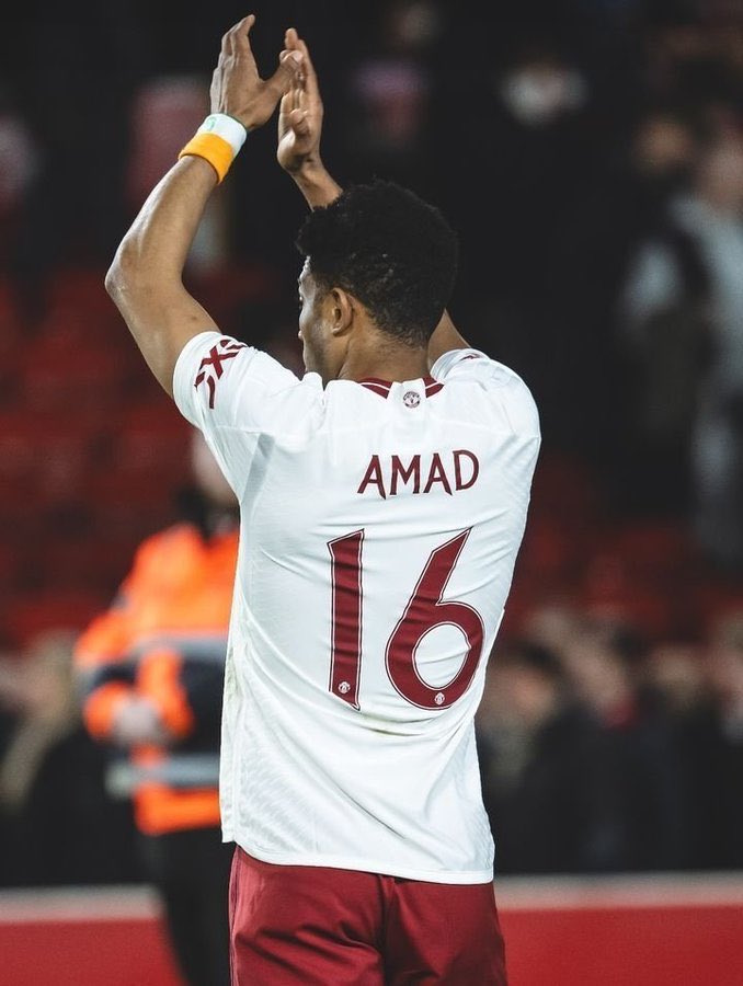 Amad definitely getting a start tonight. pray for Sheffield United