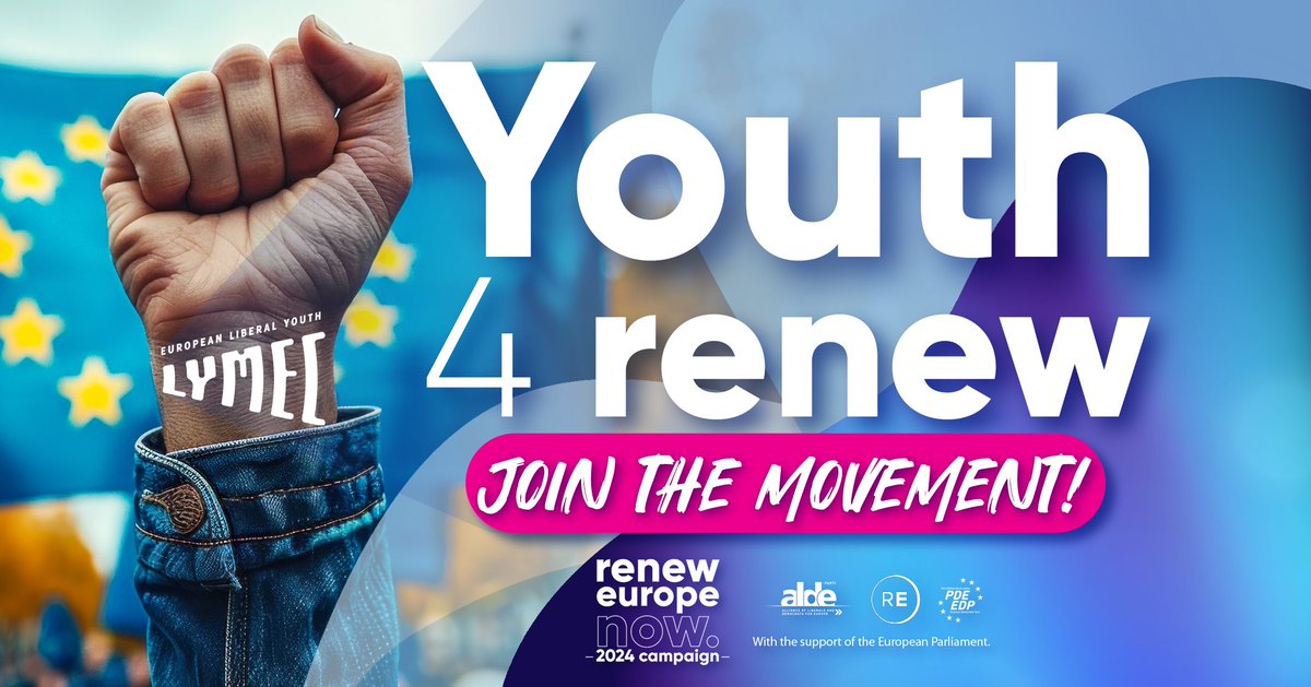 Are you passionate about shaping the future of Europe? If you’re pro-European, social media savvy and align with our liberal and democrat values, #RenewEuropeNow is your movement for the European elections on 6-9 June! Apply to become one of our digital youth ambassadors 🇪🇺…