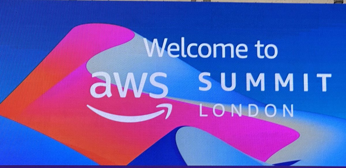 Ready for an action packed day at #AwsSummit London!