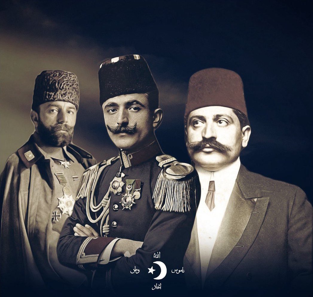 Selam olsun şanlı mazimize!
Selam olsun Enver’e, Talat’a, Cemal’e! 
Vatan için dövüşene bin selam!

#24Nisan