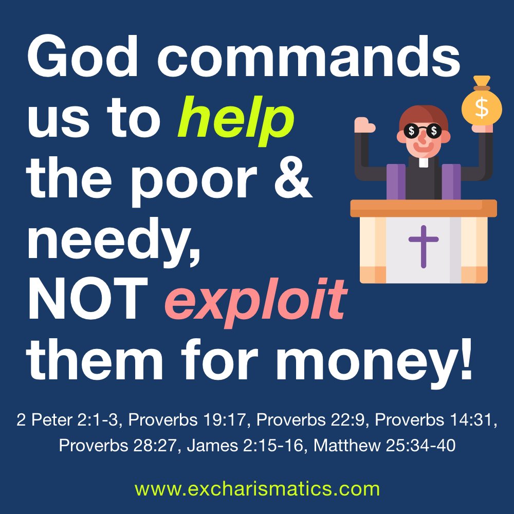 excharismatics's tweet photo. Proverbs 14:31 - He that oppresseth the poor reproacheth his Maker: but he that honoureth him hath mercy on the poor. #tithes #tithing #kennethcopeland #billjohnson #joelosteen https://t.co/Tbokh8fa2f
