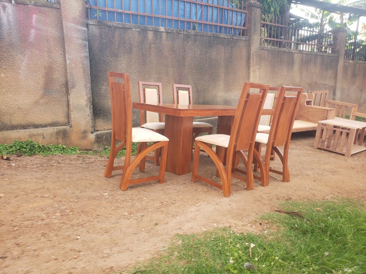 SimonMage72's tweet photo. Trending Dining sets in Uganda,  6 seater dining set in mahogany solid wood. Now available on order. Located Kampala Gayaza Rd  near Akamwesi shopping Mall off Lumus - Tula Rd. For more details please call or what'sapp 0784201141 https://t.co/qqIGdnOWUs https://t.co/qh6N3bKuw1