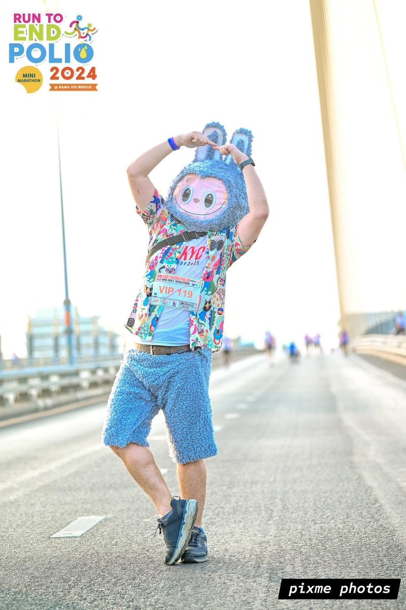 pchy_ch's tweet photo. นู๋เป็นลาบูบู้ไซส์ยักษ์ Limited Edition น่ารักขนาดนี้ มีใครอยากจุ้มมั้ยยยย😊
มีคนหลังไมค์ถามหาพิกัดชุดนี้ ไม่มีให้นะครับ เพราะ "ทำเอง" ครีเอทเอาเอง และไม่รับทำให้นะครับ...ขี้เกียจ 😁
#RunPchyRun #RunToEndPolio2024
#theXteamRunners #theXteamAndFriends
#MascotRunner https://t.co/cMx4qn5D0g