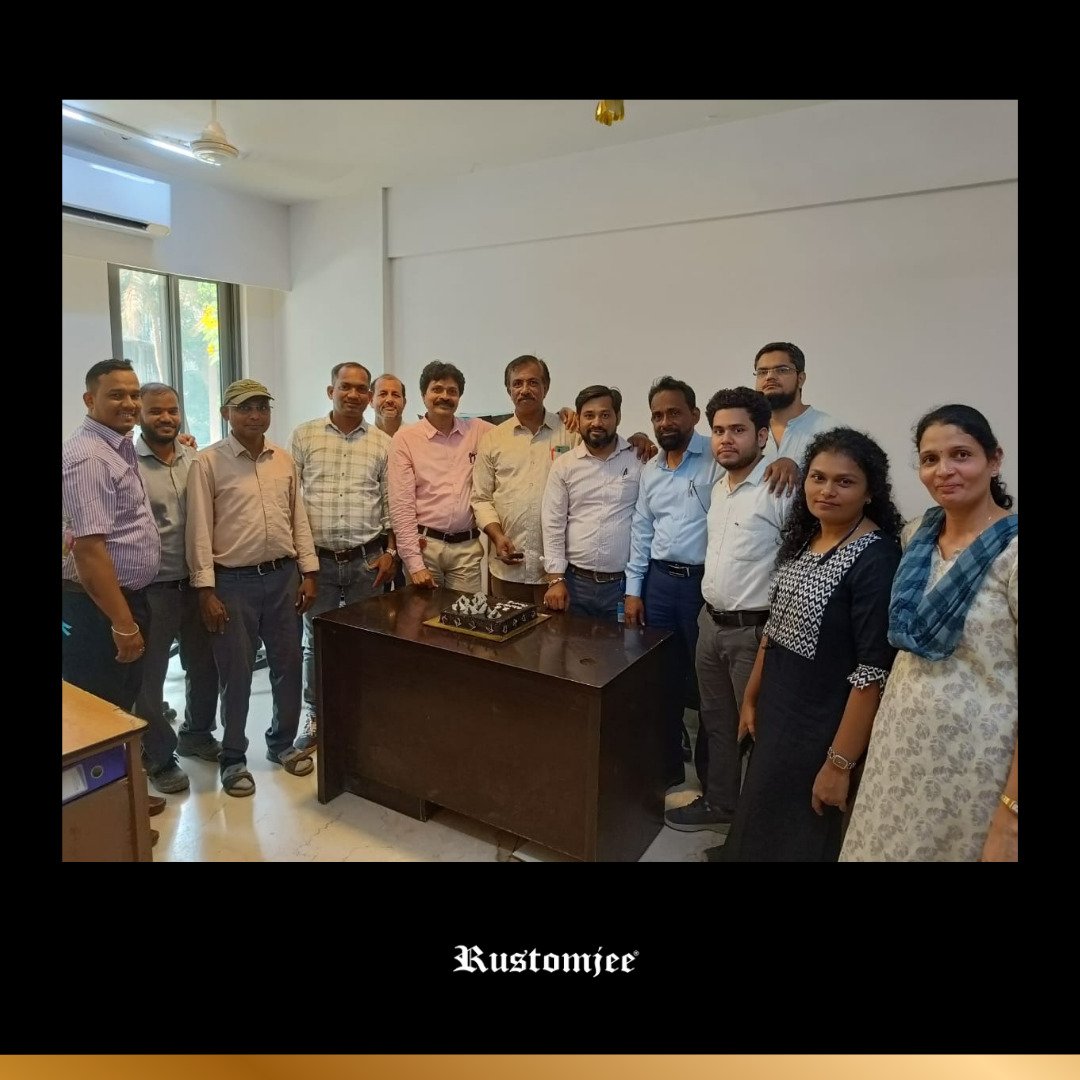 RustomjeeSpaces's tweet photo. Celebrating 28 years of Rustomjee's journey with joy across all our offices! Here's to more teamwork, growth, and thoughtfulness every day. Excited for our best year yet! 🎉🍰🥂
@BRustomjee 
#28years #celebration #Rustomjeeteam #rustomjeespaces #rustomjee #team #teamwork https://t.co/UDZC4ileUS