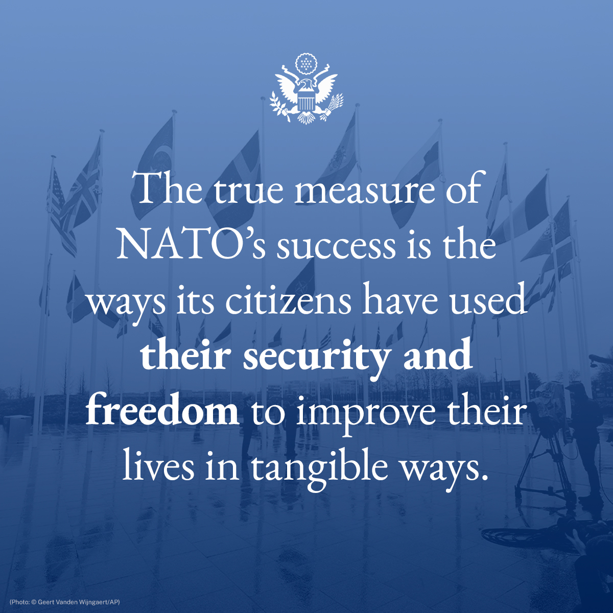 We are indebted to all the leaders who shaped the NATO Alliance over the past 75 years – not just those who were present at its creation, but also those present at NATO’s many evolutions over subsequent decades. Their collective service has given generations of people on both