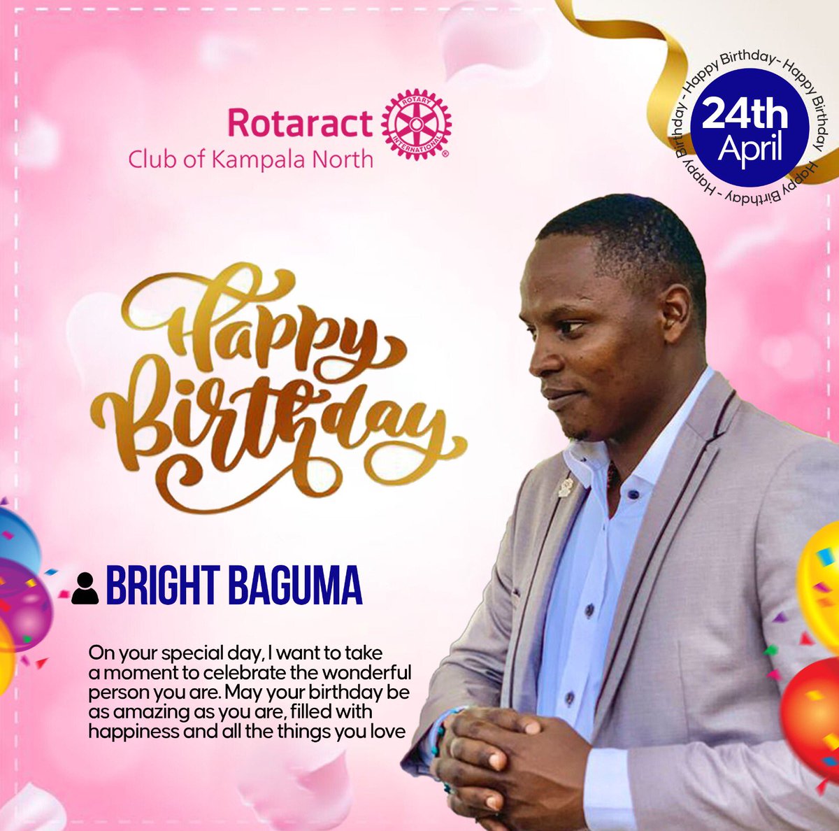 Happy Birthday IP @Rctbright! The KANOs family has always been proud of your unwavering support in serving humanity. On this beautiful day in your life, we are here to wish you a joyful +1 celebration. 🥳