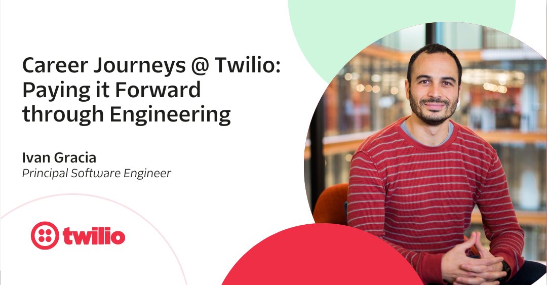 Learn more about Ivan’s story and how he continues to pay it forward in our “Career Journeys @ Twilio” series!
#careerjourney #engineer #disasterrelief #twilio bit.ly/4cUuY6m