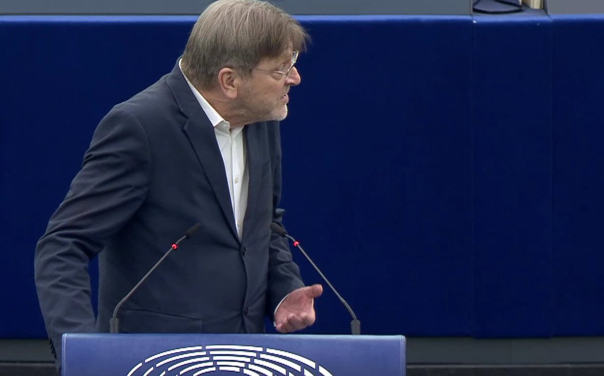 'This is the 4th debate on #Iran with you, Mr. Borrell. We want you to change your strategy, because your diplomacy and appeasement leads to nothing at all' 'This Parliament asks you to change your strategy' & base it 'on real sanctions against the leadership' @guyverhofstadt