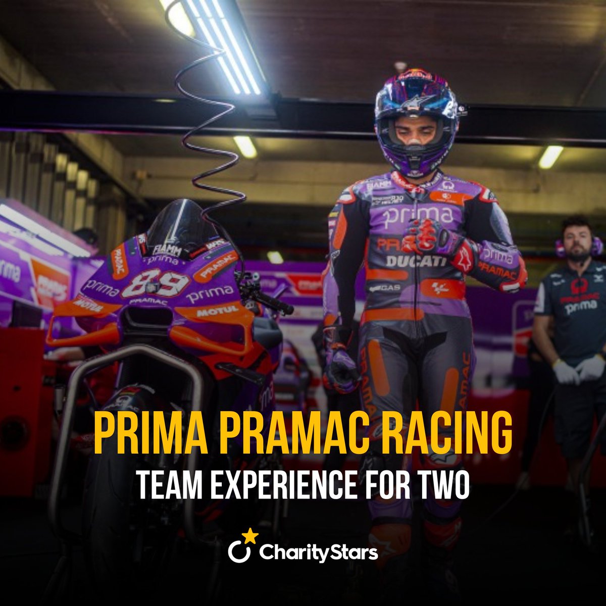 🤔 Ever wondered what it would be like to spend a race weekend with a MotoGP team? 🏍 Well, now @2WheelsforLife & @pramacracing are giving you that chance at the next Michelin® Grand Prix of France 🙌
👉 charitystars.com/product/prima-…!
#CharityStars #TwoWheelsForLife #PrimaPramacRacing