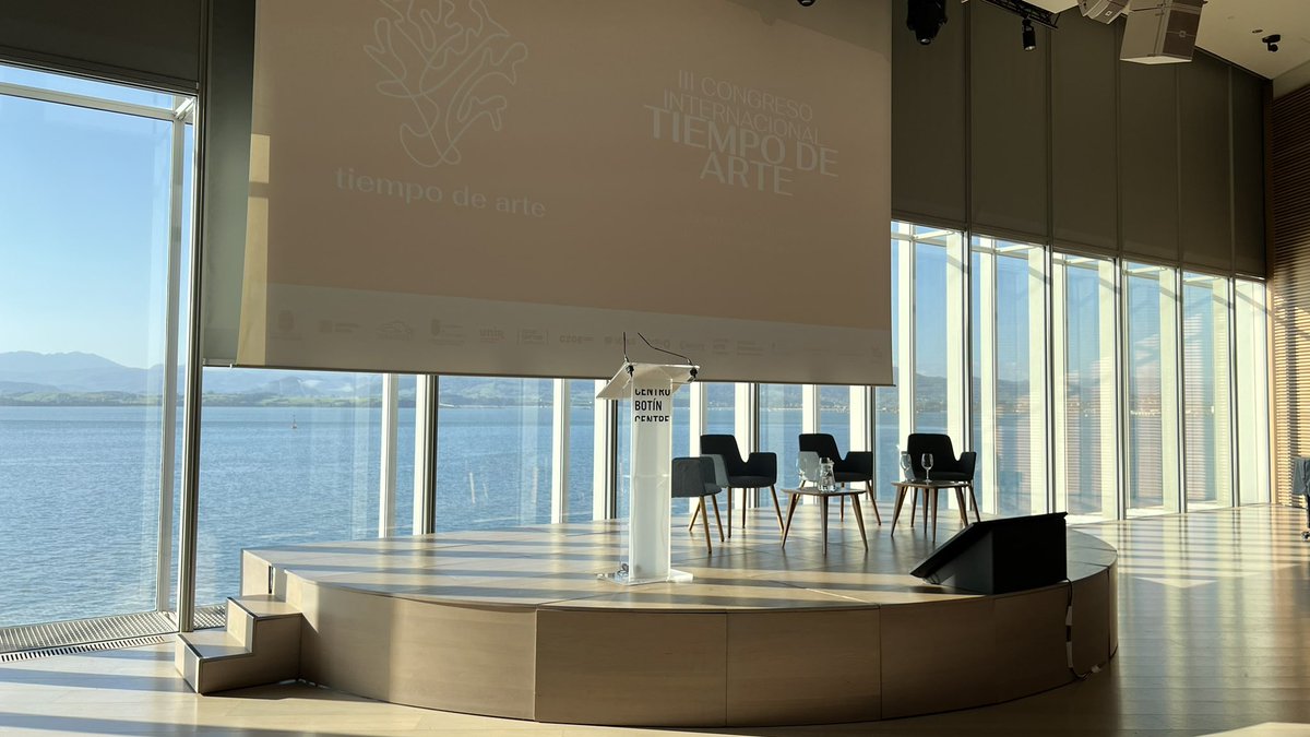 tiempo_arte's tweet photo. ¡Buenos días! Hoy y mañana Santander es la capital del arte y el @centrobotin la sede de este IlI Congreso Internacional 🎨✨ https://t.co/yAwaDDgPHW