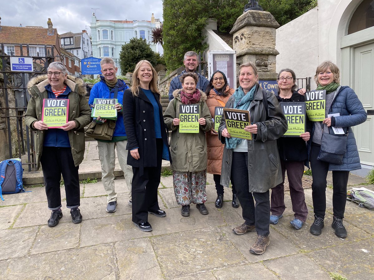 Loved visiting Hastings to support the brilliant local election candidates and talk to @BBCSouthEast. Greens are winning new votes in huge numbers right across the country, making things better for residents and working constructively with other parties. bbc.co.uk/news/articles/…