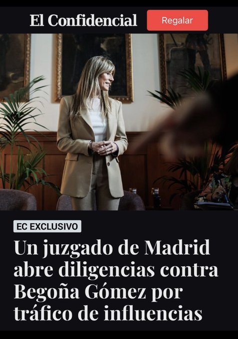 @sanchezcastejon La causa contra Begoña Gómez se cerrará como todas las de Podemos, la de Mónica Oltra por 'falta del más mínimo indicio', pero la cosecha ya la habrán recogido las derecha y ultraderecha mediático-política