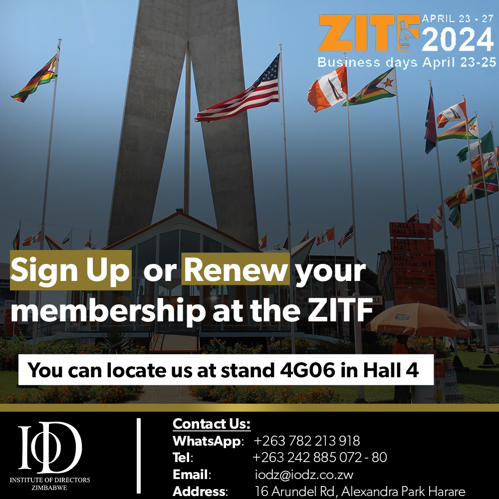 Visit us at ZITF, Hall 4, Stand 4G06 and don't miss out on the opportunity to sign up or renew your membership. Experience exclusive benefits, networking, and industry insights. See you there! #ZITF2024 #wemeetweconnect