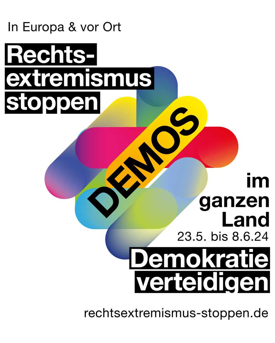 Rechtsextremismus &amp; Wahlerfolge für Parteien wie die AfD sind eine Bedrohung für Mensch, Natur &amp; Klima! Wenn eine Partei Stimmen gewinnt, die den Klimawandel leugnet, die #EU ablehnt &amp; die Demokratie aushöhlt, verlieren wir alle.
Deshalb haben wir uns zusammengetan. 🧵