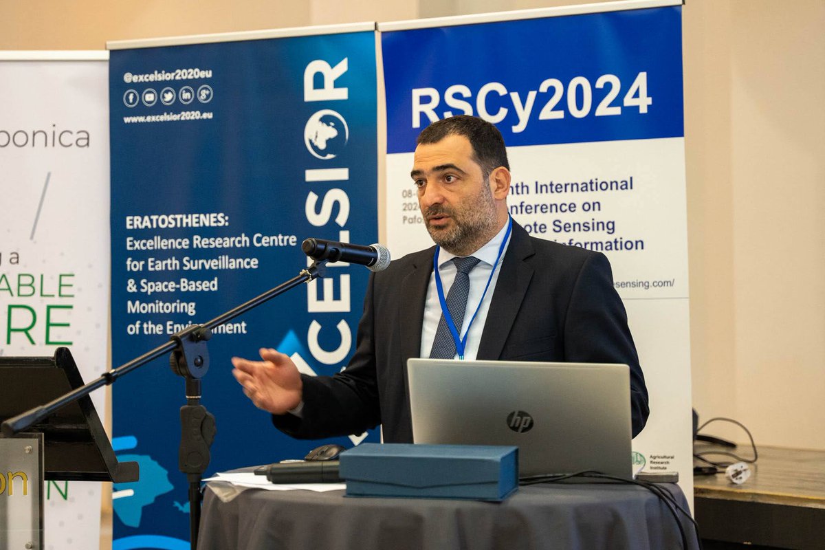 openlivinglabs's tweet photo. On April 9, #ENoLL Chairperson #EvdokimosKonstantinidis joined the 10th Conference on Remote Sensing and Geoinformation of Environment in Cyprus!
He explored how #LivingLabs can enhance sustainable development, focusing on #ENoLL work in @soill2030, @nati00ns, and @prepsoil. 🌿 https://t.co/x8kYzjFcfn