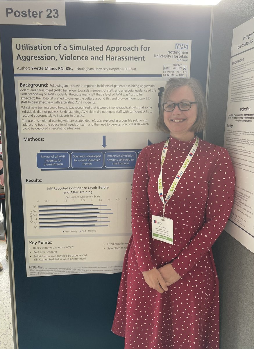 Excited to be attending #RCNED24 today! Congratulations on your poster @milnes_yvette , excellent work @Bexboxall