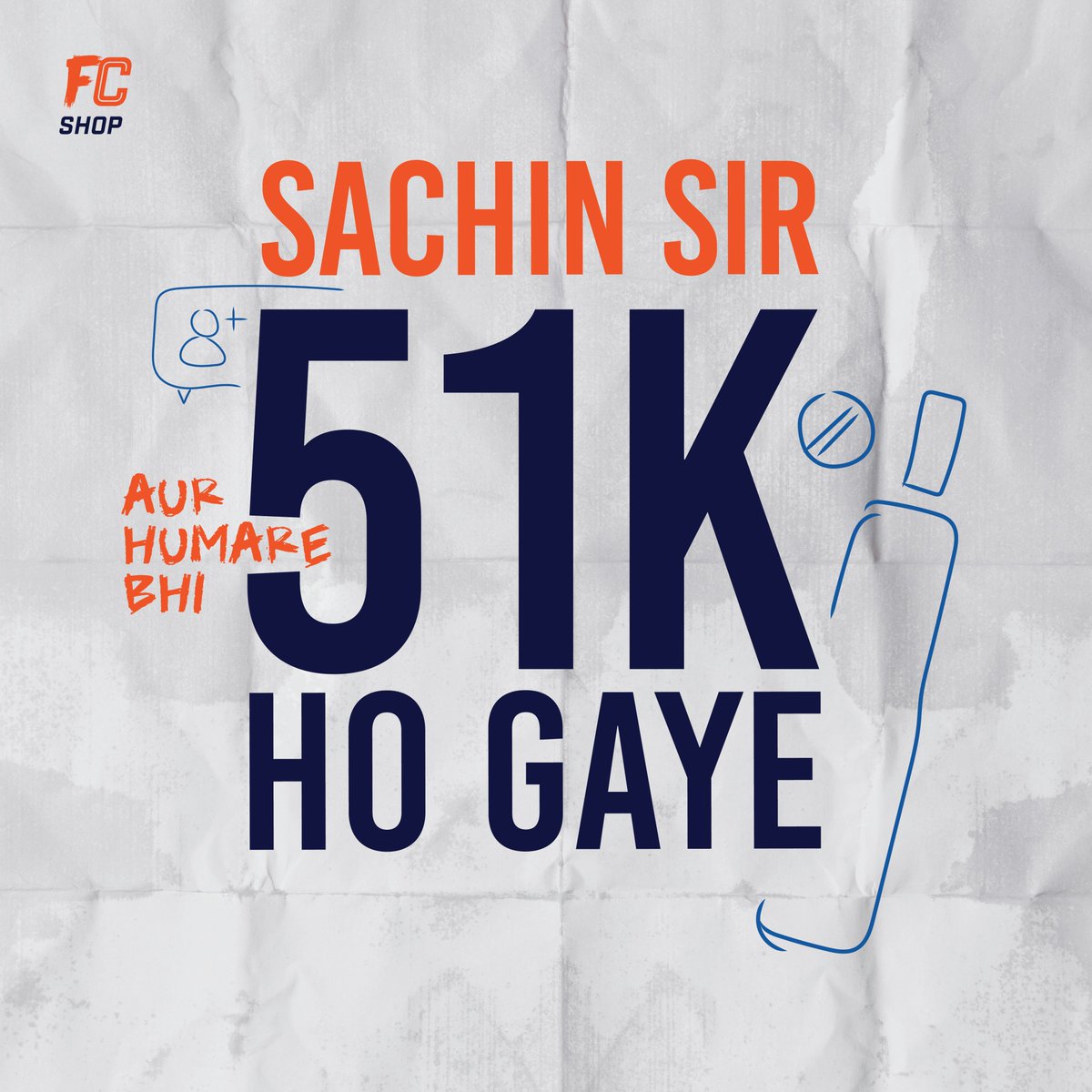 51 Shagun ka number hai. Happy Birthday Master Blaster 💥
📲Take the leap to Instagram! Follow us👇🏻
 instagram.com/fancodeshop/

#FanCodeShop #SRT #MasterBlaster #51K #Celebration #AsliFan #HappyBirthdaySachin #SachinSachin