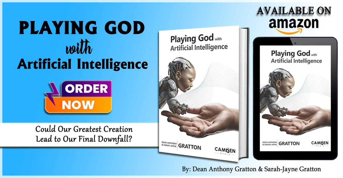 New Release Alert! 'Playing God with Artificial Intelligence' explores the thrilling boundaries of #AI . Are we ready for the future? Grab your copy today! a.co/d/bCsWLCq