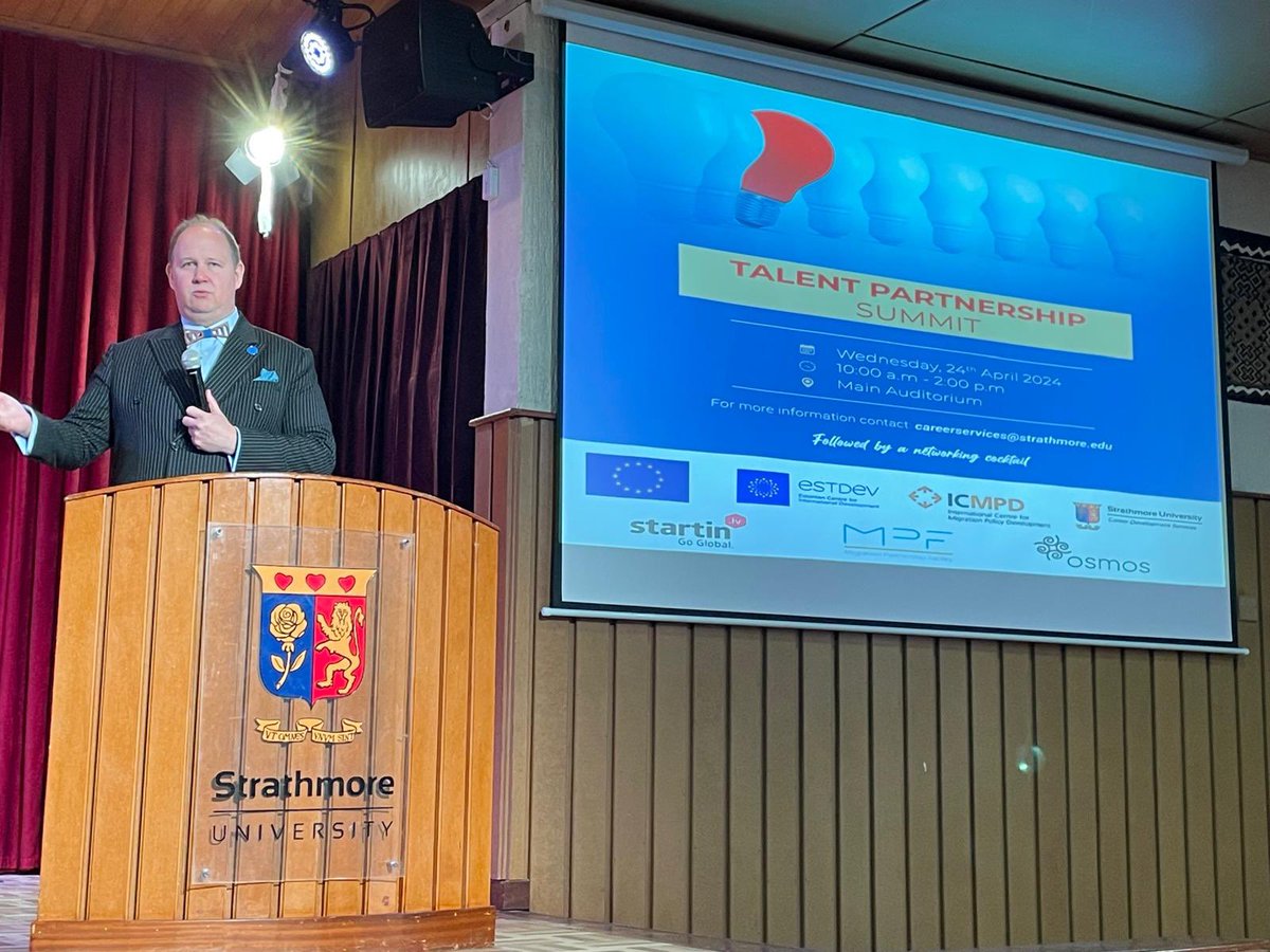 Opened the @digitalxplorer Talent Partnership Summit @StrathU in Kenya 🇰🇪 The goal of the #EU project is to help facilitate labour mobility for young Kenyan ICT experts to come to the Baltics 🇪🇪🇱🇻🇱🇹 🇪🇺 to gain experience so that they can return home to build the Kenyan ICT sector