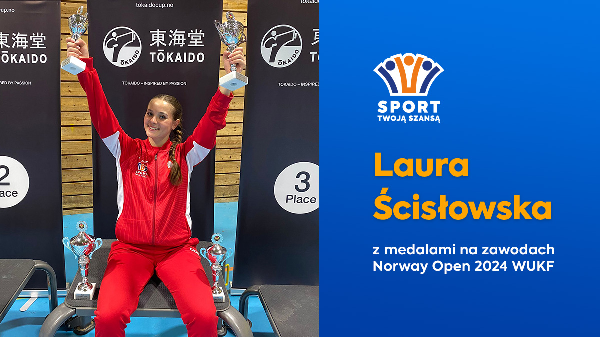 Otrzymaliśmy wspaniałe wiadomości od Laury Ścisłowskiej, która wzięła udział w Norway Open 2024 WUKF w Oslo 🤩 Nasza podopieczna zdobyła aż 4 medale! 
🥈kata Shotokan
🥈kata All Styles
🥉kumite Sambon Shobu
🥉kumite Ippon Shobu

Gratulujemy! ❤️