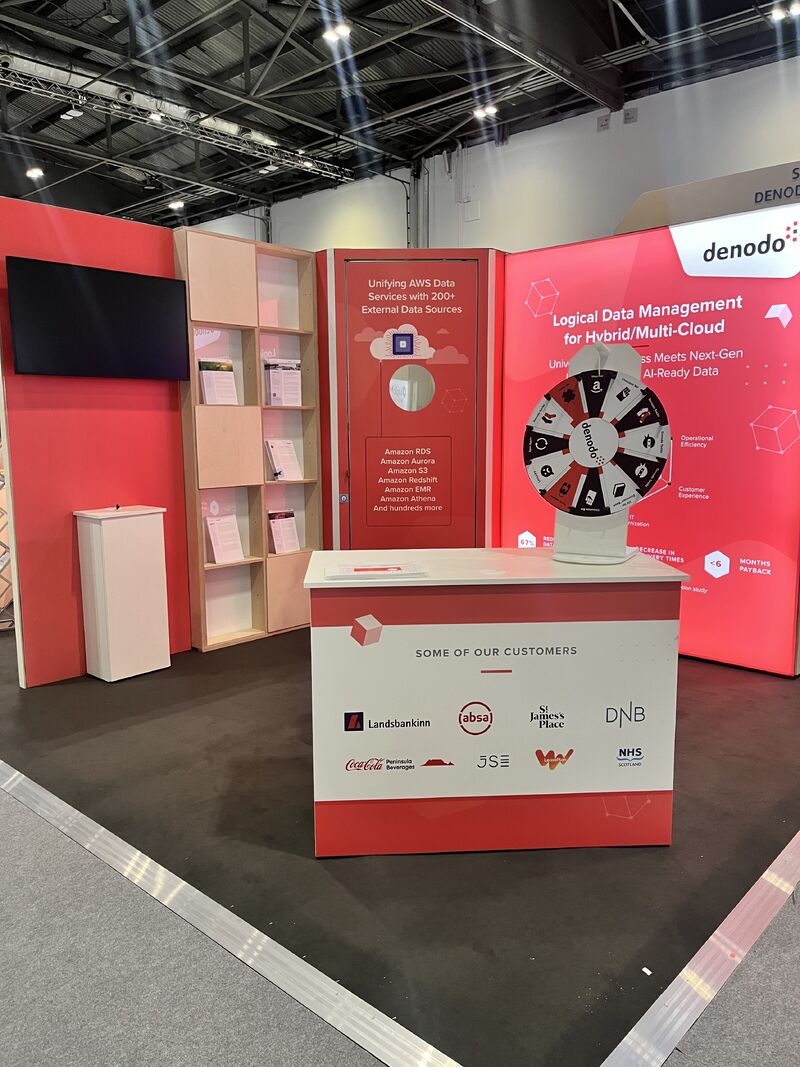 Today's the day! #Denodo is glad to be a Silver Sponsor of the @awscloud Summit London at the ExCeL, London. Join us at our booth S26 during networking breaks, or in Capital Suite 16 at 4.15 pm today, where Vincent Fages-Gouyou, our Director of Product Management EMEA, will
