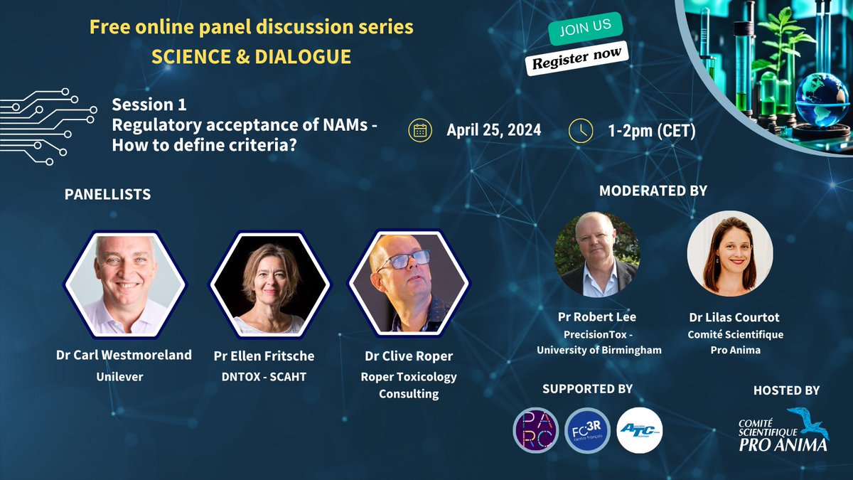 Our panel discussion is tomorrow! If you haven't already, don't fortget to register 🔽 proanima.fr/en/science-dia…