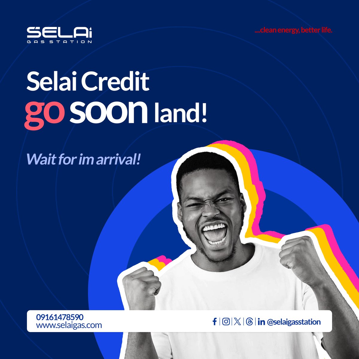 Need to avoid long queues?   

SELAICredit is on its way.   

Await its arrival!  

#SelaiCredit #SelaiGas #SelaiGasStation #QualityGas #PremiumGas