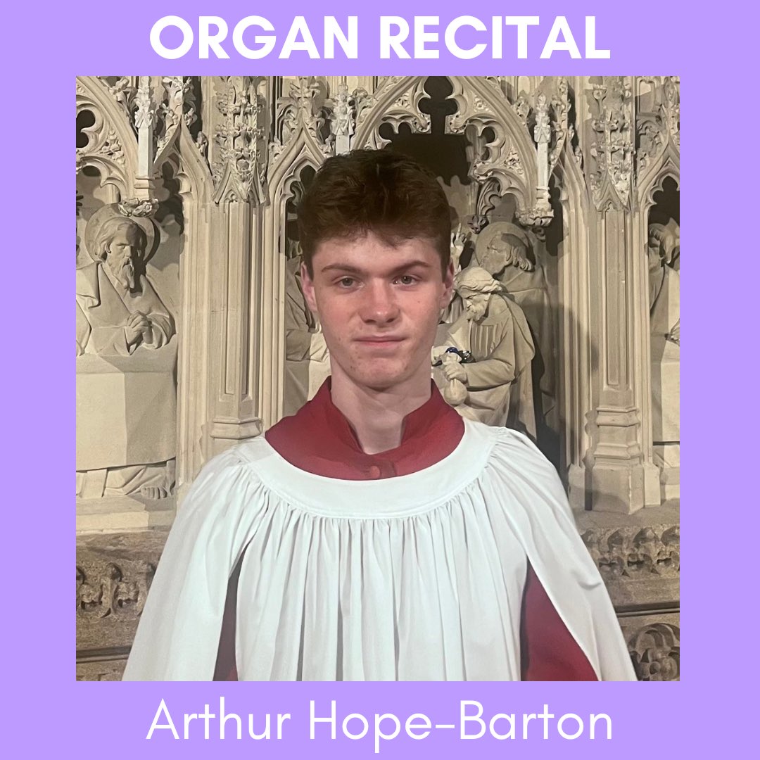 Opening our Trinity Organ Recital Series is Arthur Hope-Barton, Organ Scholar at Sherborne Abbey and incoming Organ Scholar at Queen’s. He will be playing some fantastic music by Bach, Bruhns and Coelho. Join us in chapel at 1.10, or via live-stream. youtube.com/live/pEIAkVJCz…