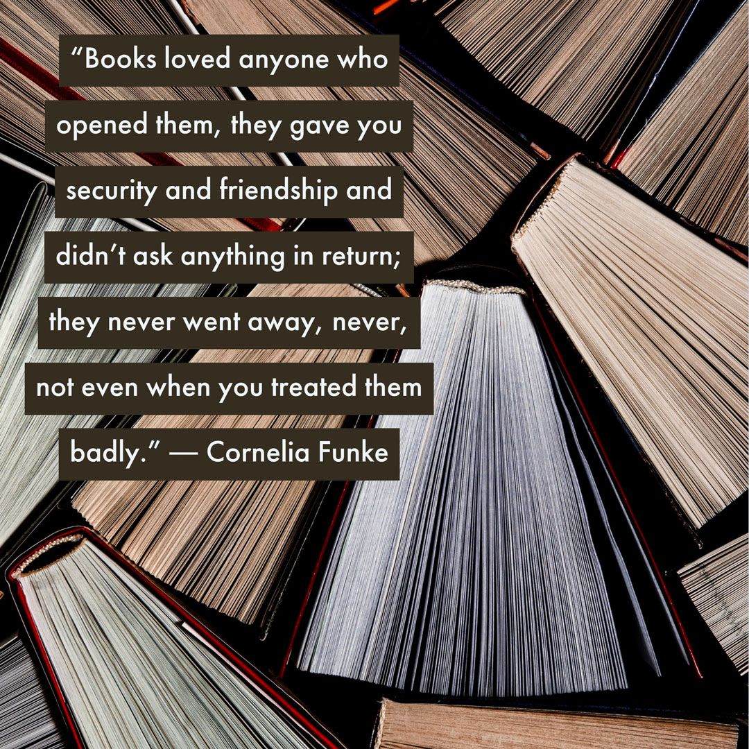 Quote of the day: “The world was a terrible place, cruel, pitiless, dark as a bad dream. Not a good place to live. Only in books could you find pity, comfort, happiness - and love. Books loved anyone who opened them, they gave you security and friend #kidlit #reading #ukedchat