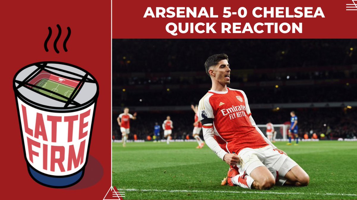 LatteFirm's tweet image. 👋🏽 #QuickReaction from 2am. Absolutely LOVED IT.

Thrashing Chelsea | Benjamin William White | Havertz | Partey - wow! | Pressure now on City and Liverpool | Raya Golden Glove | NLD next for Arsenal

Just watch it. And share it. Love you all. X

🎥 youtube.com/live/FEhwbt-nz…

❤️☕️