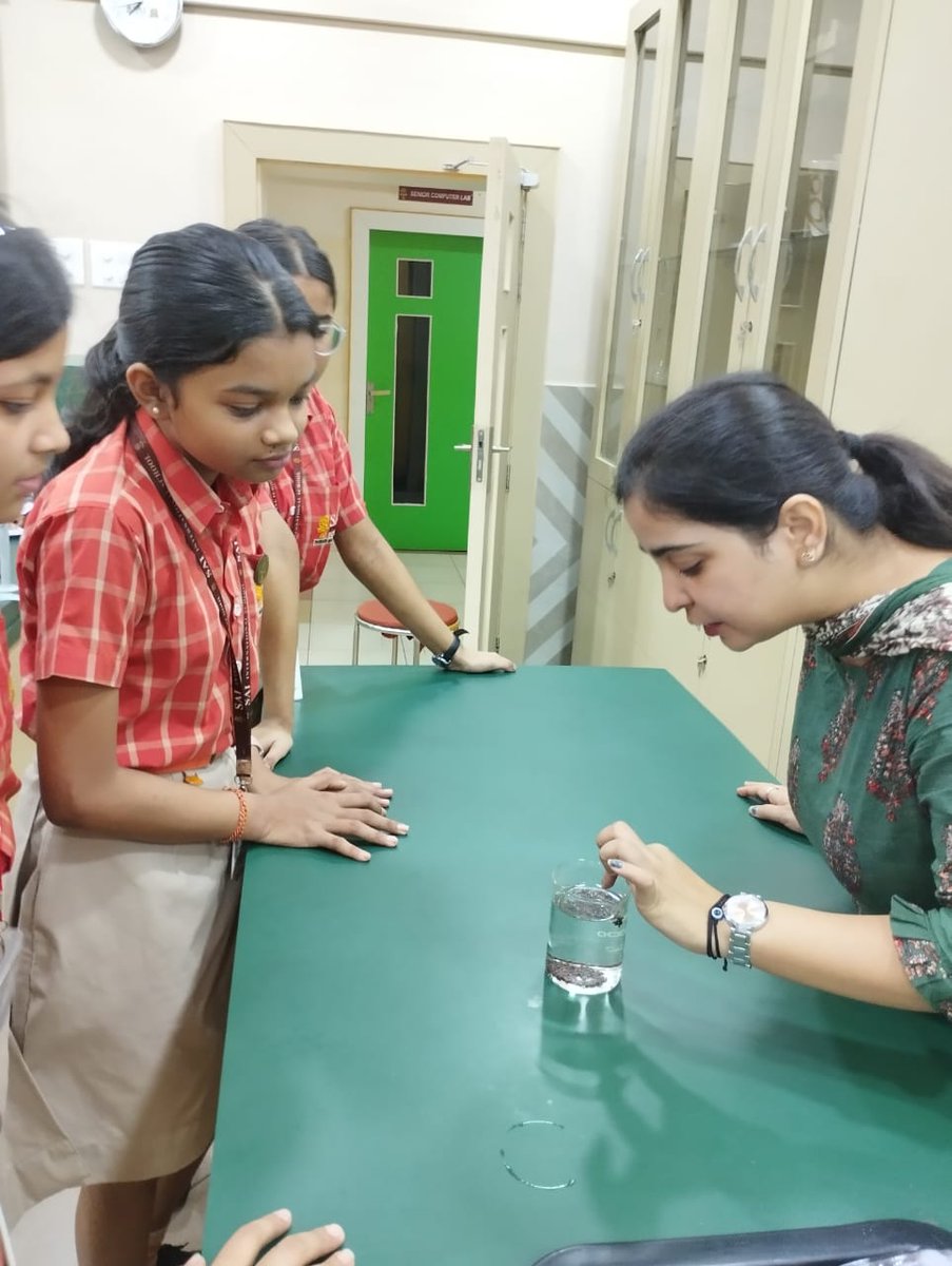 Class VIII SAIoneers immersed themselves in hands-on learning during their Biology Lab session, delving into the art of seed sowing. 
#Labactivity #Handsonlearning #experientiallearning
#21stCenturyLearning