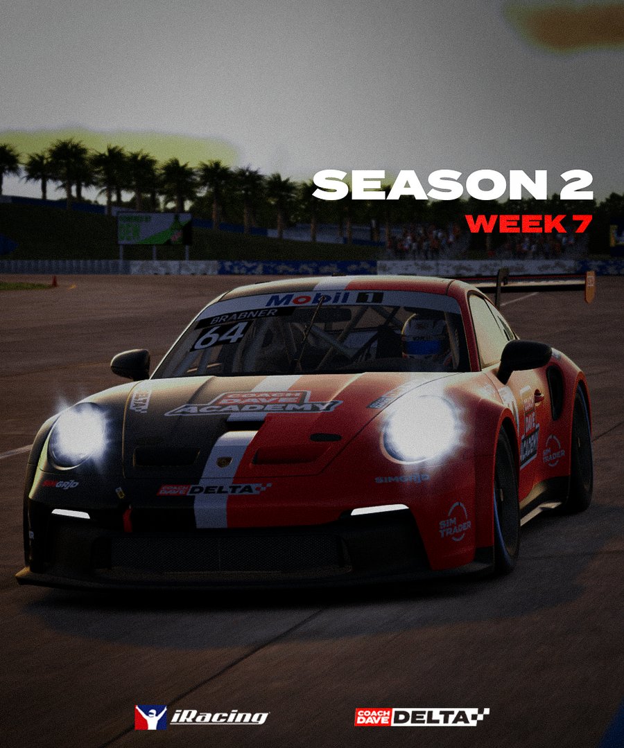 On top of the usual weekly iRacing content, we're also giving you early access to our Nurburgring 24h special event setups! ⚡️ We release setups for 12 cars across all classes taking part in the event, so there's something for everyone! 🔥 coachdaveacademy.com/announcements/… #CDA #iRacing